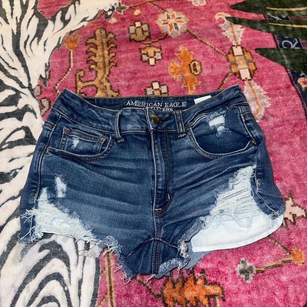 Denim shorts